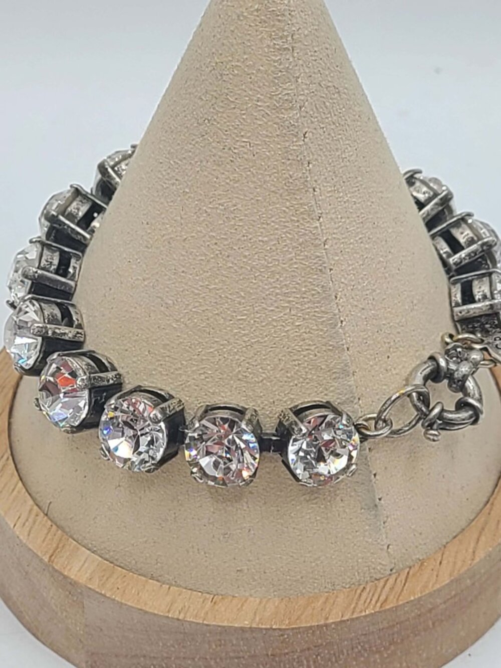 J Crew Clear Crystal Bracelet